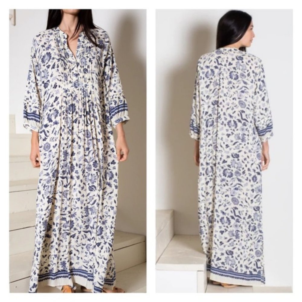 Fabulous Natalie Martin Sammie Maxi - Wildflower Blue - XS - Never Worn!